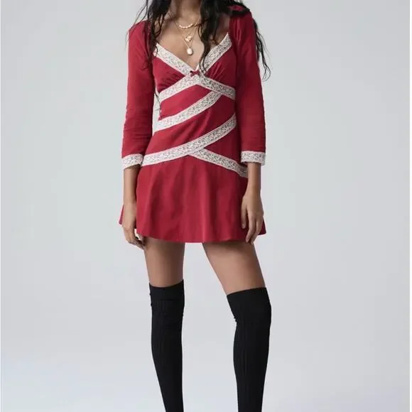 NWT Free People Viola Black Over the Knee Socks - Picture 1 of 7